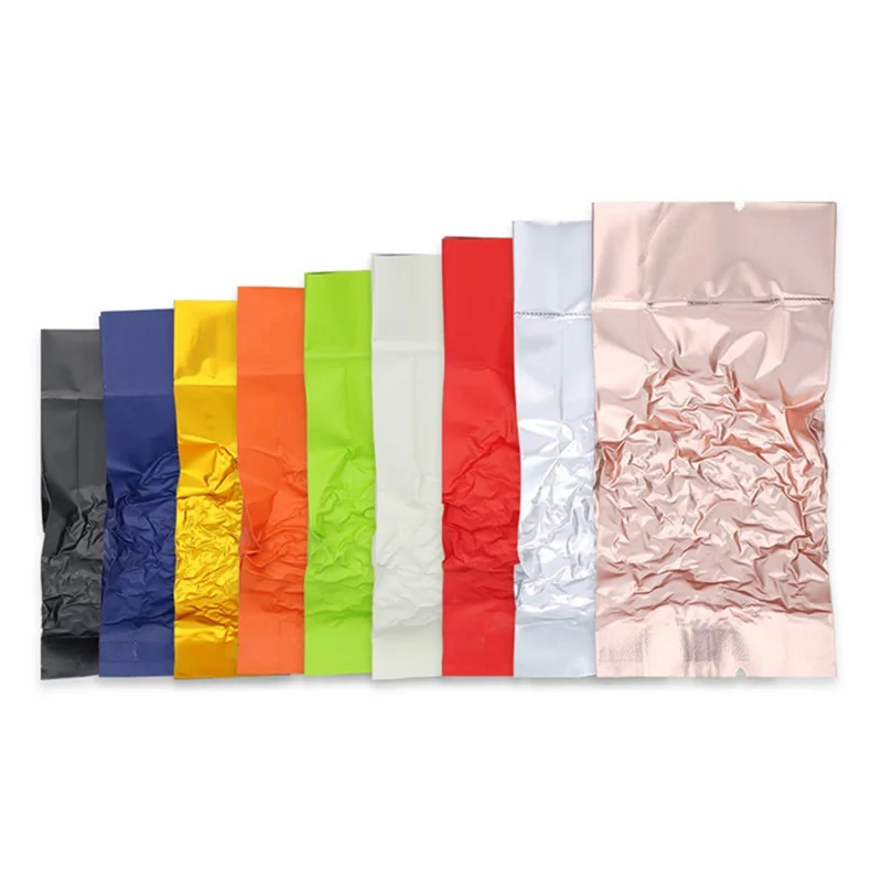 Custom Moisture Proof Aluminum Foil Vacuum Seal Pocket Coffee/Tea Vacuum Sealer Bags Heat Sealing Shape