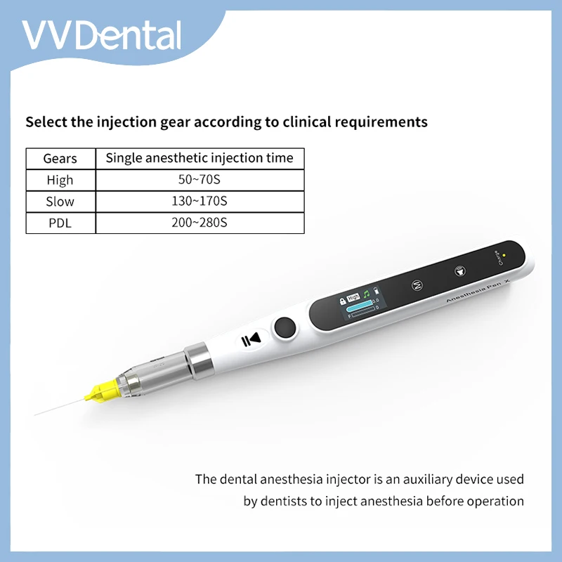 

VVDental Portable Oral Anesthesia Injector Pen Wireless Painless Local Anesthesia Operable With LCD Display Dental Clinic Tools