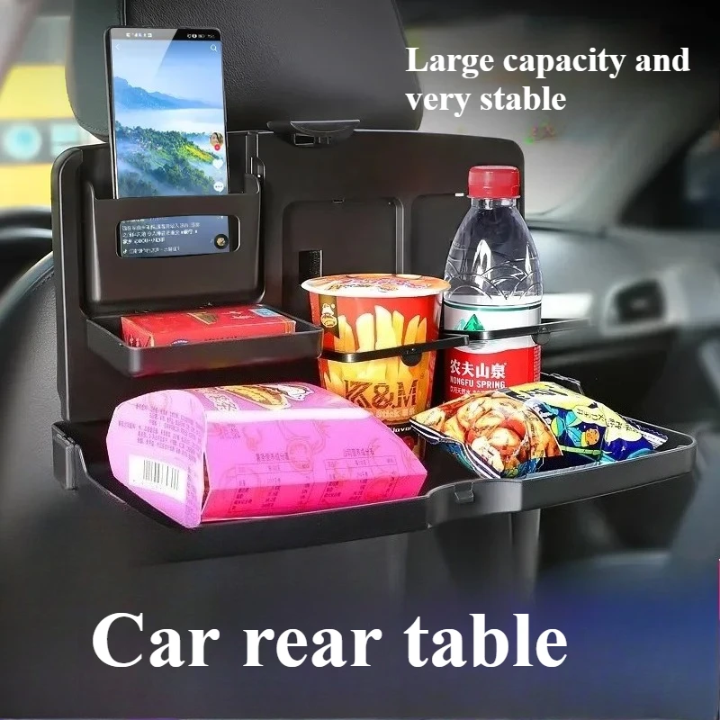 

Car Tray Table Car Backseat Table Dining Drink Cup Holder Folding Food Tray Automobile Interior Storage Shelf Car-Styling
