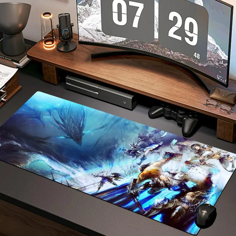 Game final fantasy Mouse Pad New Computer Home Mousepad XXL Desk Mats Natural Rubber Office Anti Slip Gaming Accessories pad