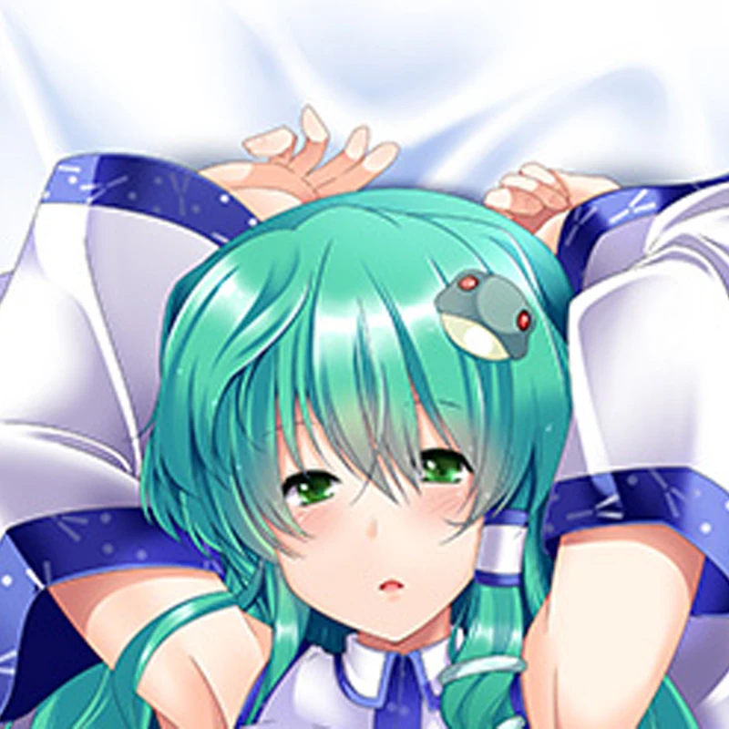 

New Pattern Anime Sanae Kochiya Dakimakura Hugging Body Pillow Cover Case double-sided printing‌