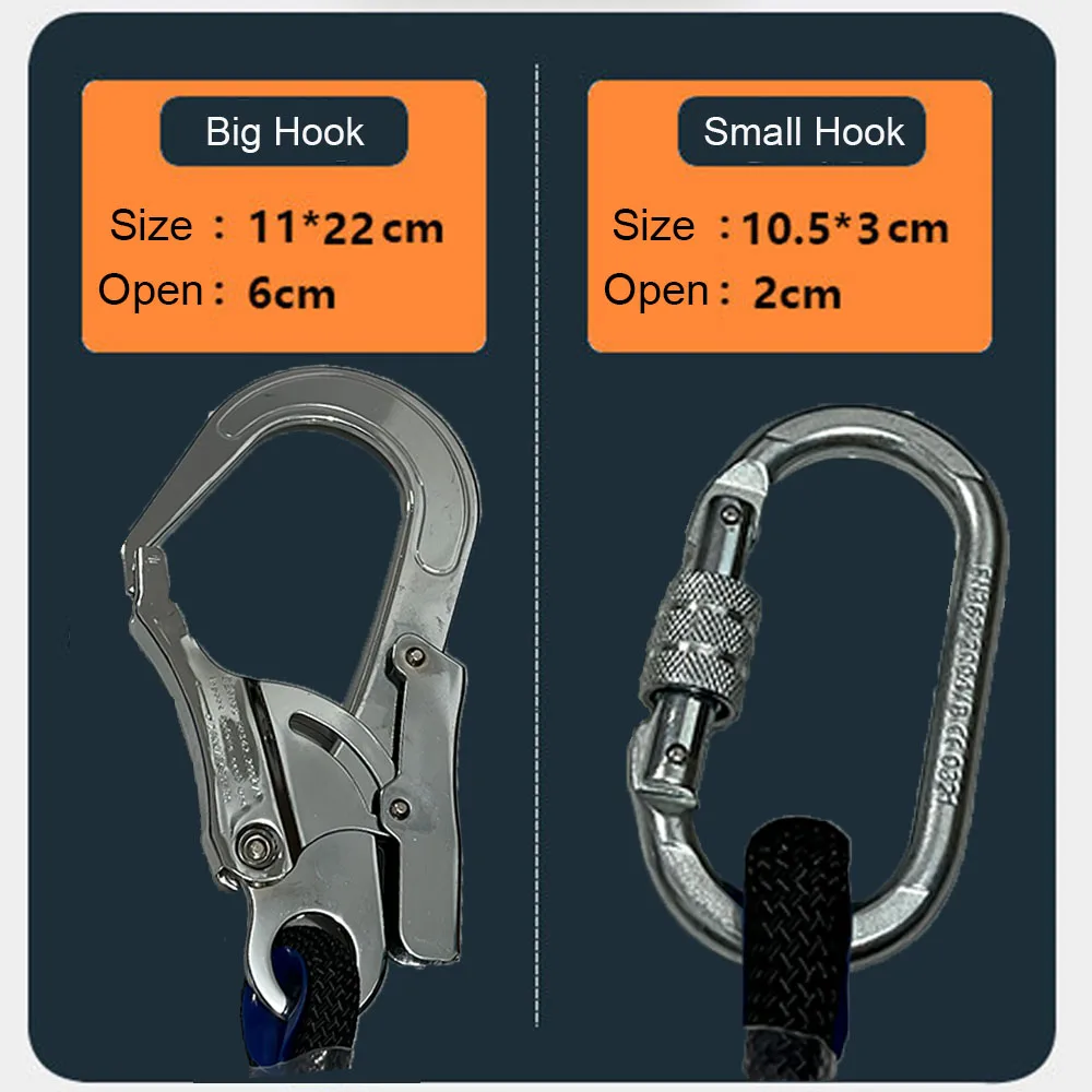 Single Waist High-altitude Work Harness Outdoor Rock Climbing Training Safety Belt Electrician Construction Safe Rope Hook Suits