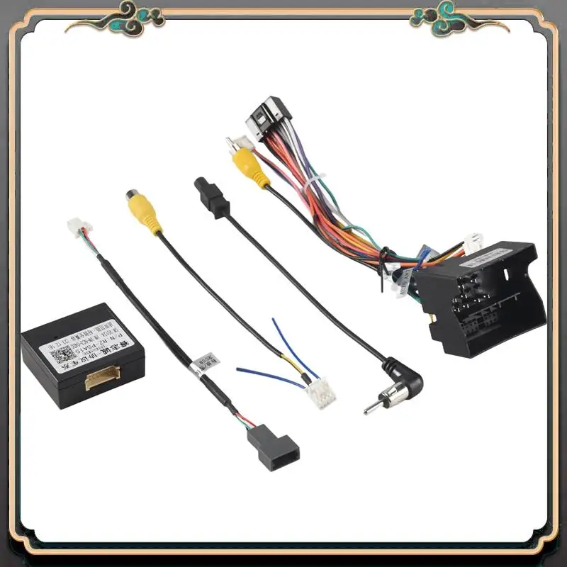 

M45K-Car Stereo Audio 16 PIN Android Power Wiring Harness Adapter + Canbus Box For 3008/2008/ Citroen C4/C3 XR/C5/DS6
