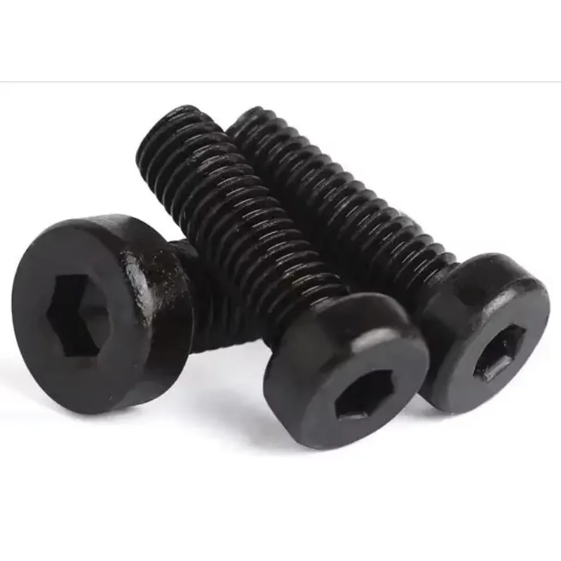 

RdaTFwwd 30pcs M5 alloy steel cup head screw Allen hexagon socket screws furniture decorative bolt 8mm-30mm length