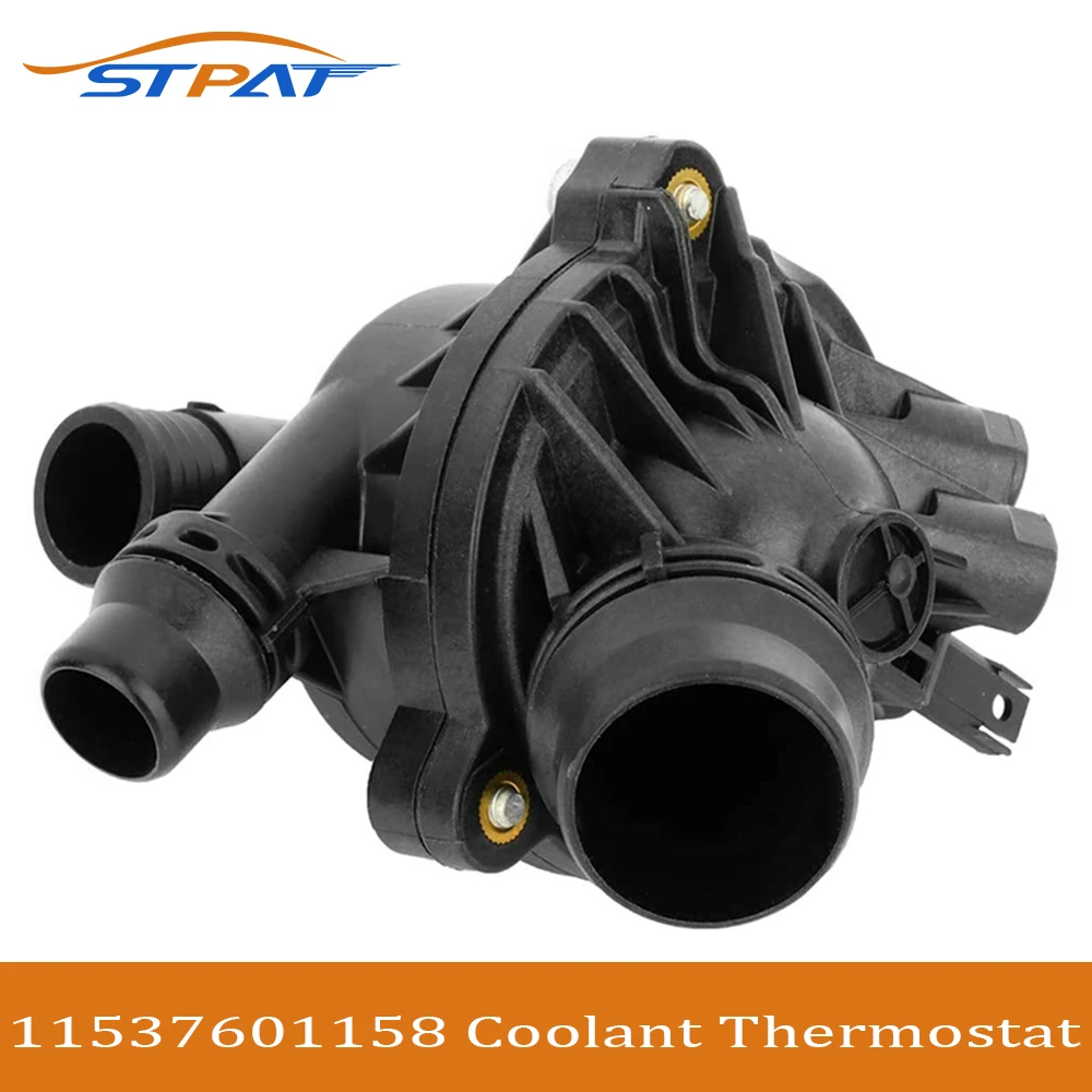 

STPAT 11537601158 Engine Cooling Thermostat Housing Assembly For BMW 13 X5 X6 E70 E71 E72 E82 E88 E90 E91 E92 135i 1153-7601-158