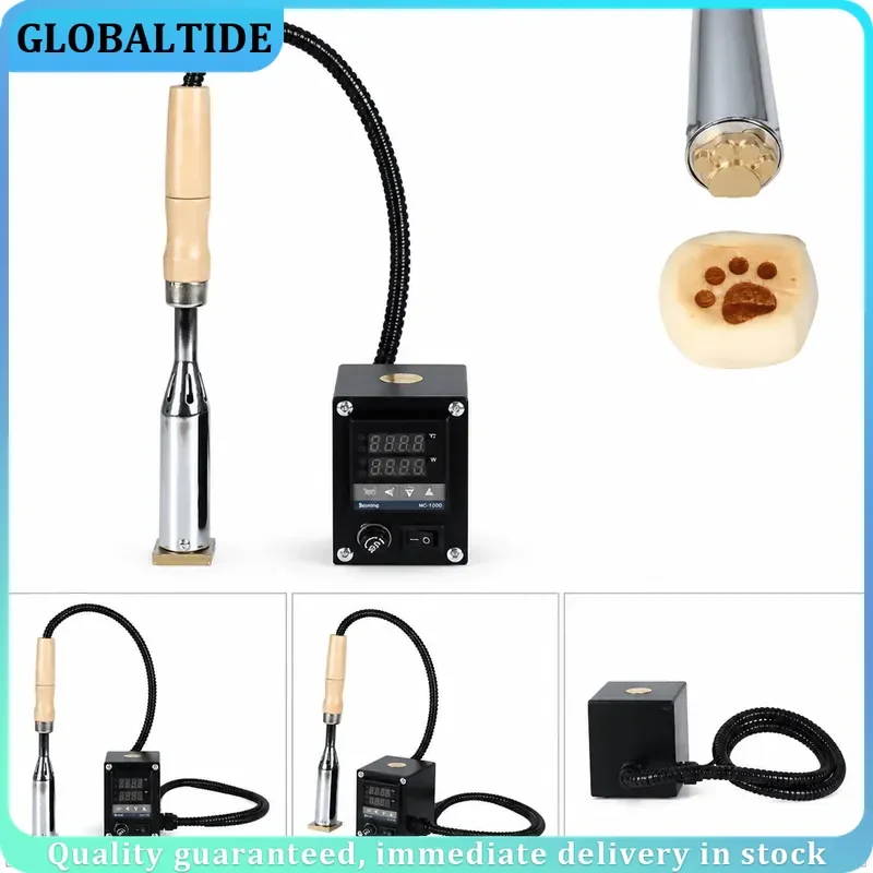 Handheld Hot Foil Stamping Machine 110V 220V 0-400C Temp Control M5 M8 Thread for Leather Embossing Wood Cake DIY Tool