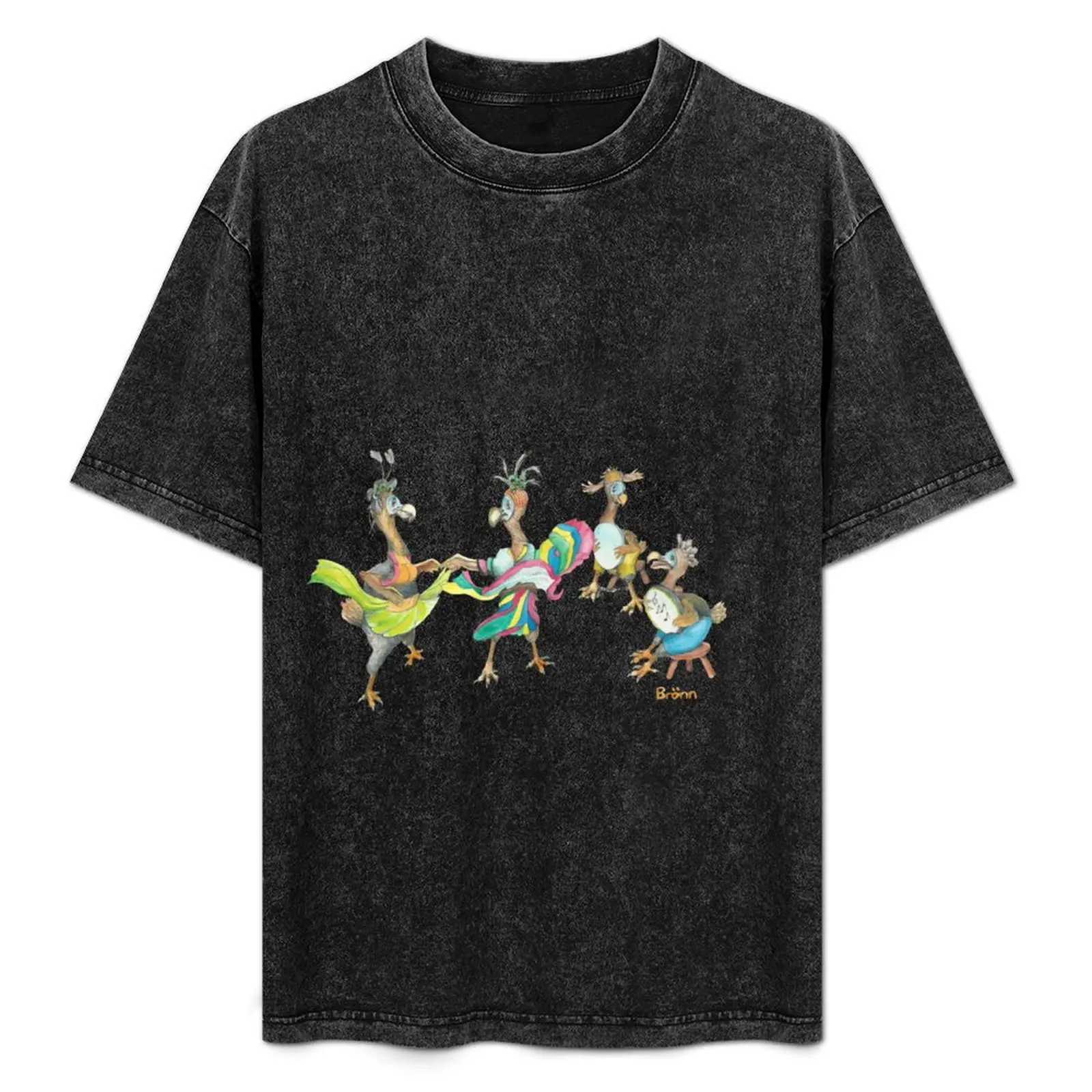 

Dodo Sega Party T-Shirt oversized t shirt cute tops animal prinfor boys aesthetic clothes outfits for men