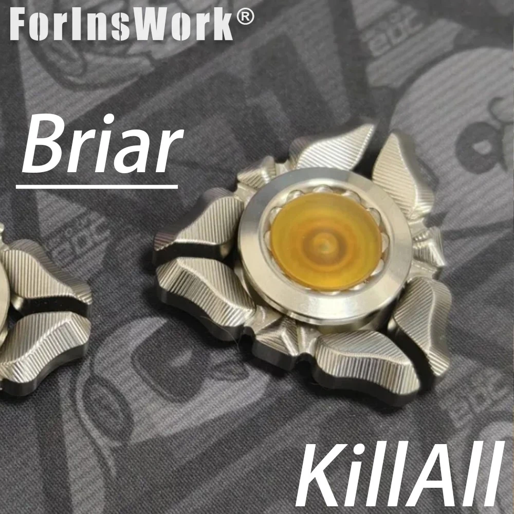 KillAll EDC Briar Stainless Steel PEI Core Version Four Different Configurations Available Fidget Spinner Metal Fidget Spinner