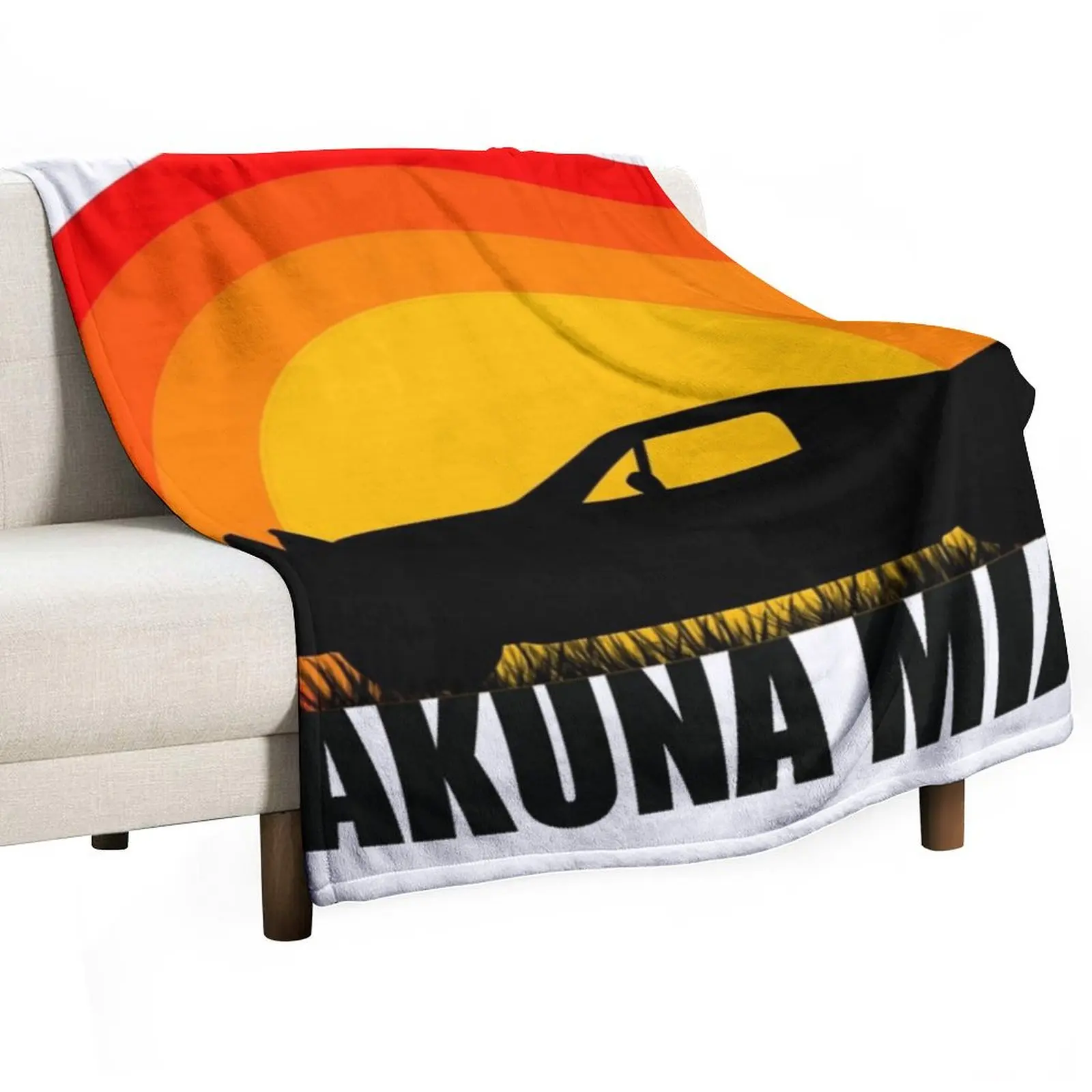

Hakuna Miata Throw Blanket Decorative Beds blankets ands Blankets