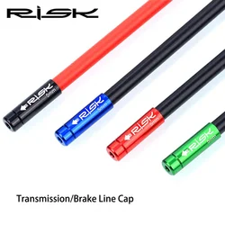RISK-Embouts de boîtier de câble de frein et manette de vitesse en aluminium pour vélo, accessoires de dérailleur pour VTT