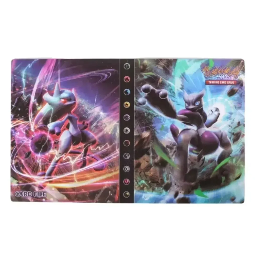 Global Best Selling Classic Anime Binder Anime Card Protective Cover Game Card Holder's Collection 240PCS Photo Album Gift image 4