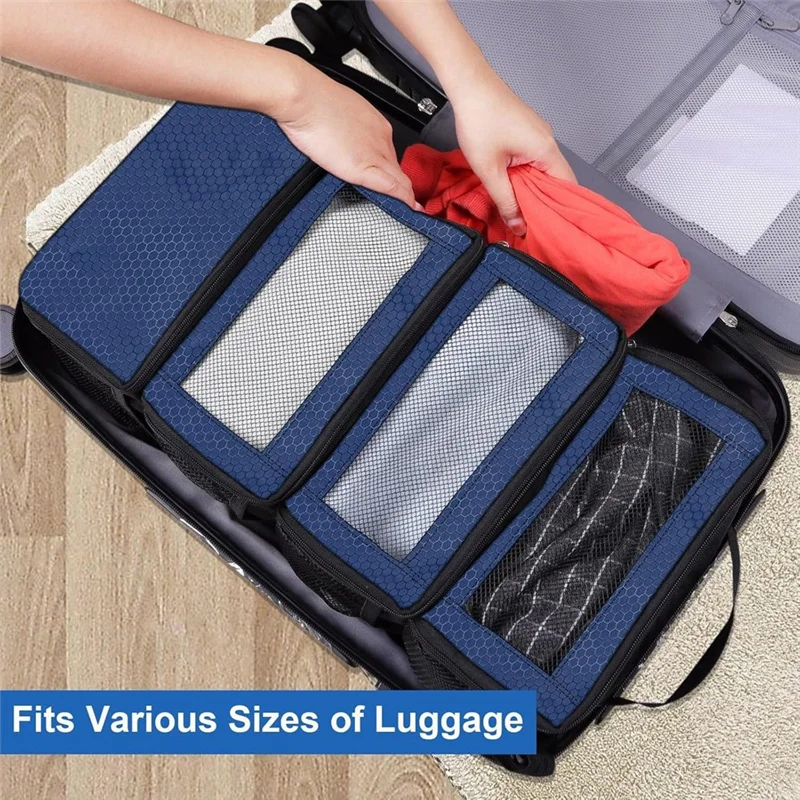 

【24 Hours Sale】Waterproof Suitcase Clothing Organizers Travel Packing For Traveler And Students Luggage Packing Organizers