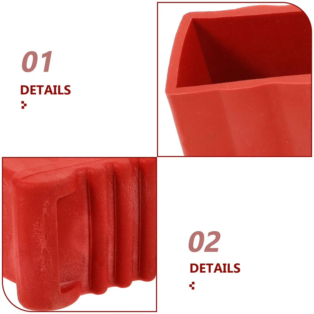 2 Pcs Ladder Boots Step Rubber Feet Stool Stabilizer Covers Legs Plastic End Caps