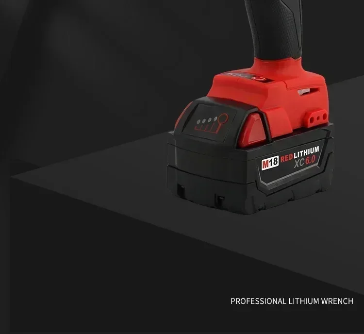 2025 Originální kompaktní rázový utahovák Milwaukee M18 s krouticím momentem 1600 Nm. Údržba vozidel a těžké stroje vytvářejí silný výkon. - náhled 6