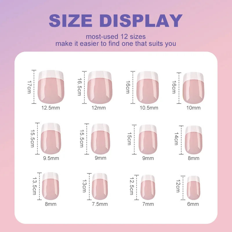 Coffret de 9 couleurs pour Nail Art, couleur Pure, Surface inje, 08 pièces, pointes pour bricolage, outils de soins des ongles