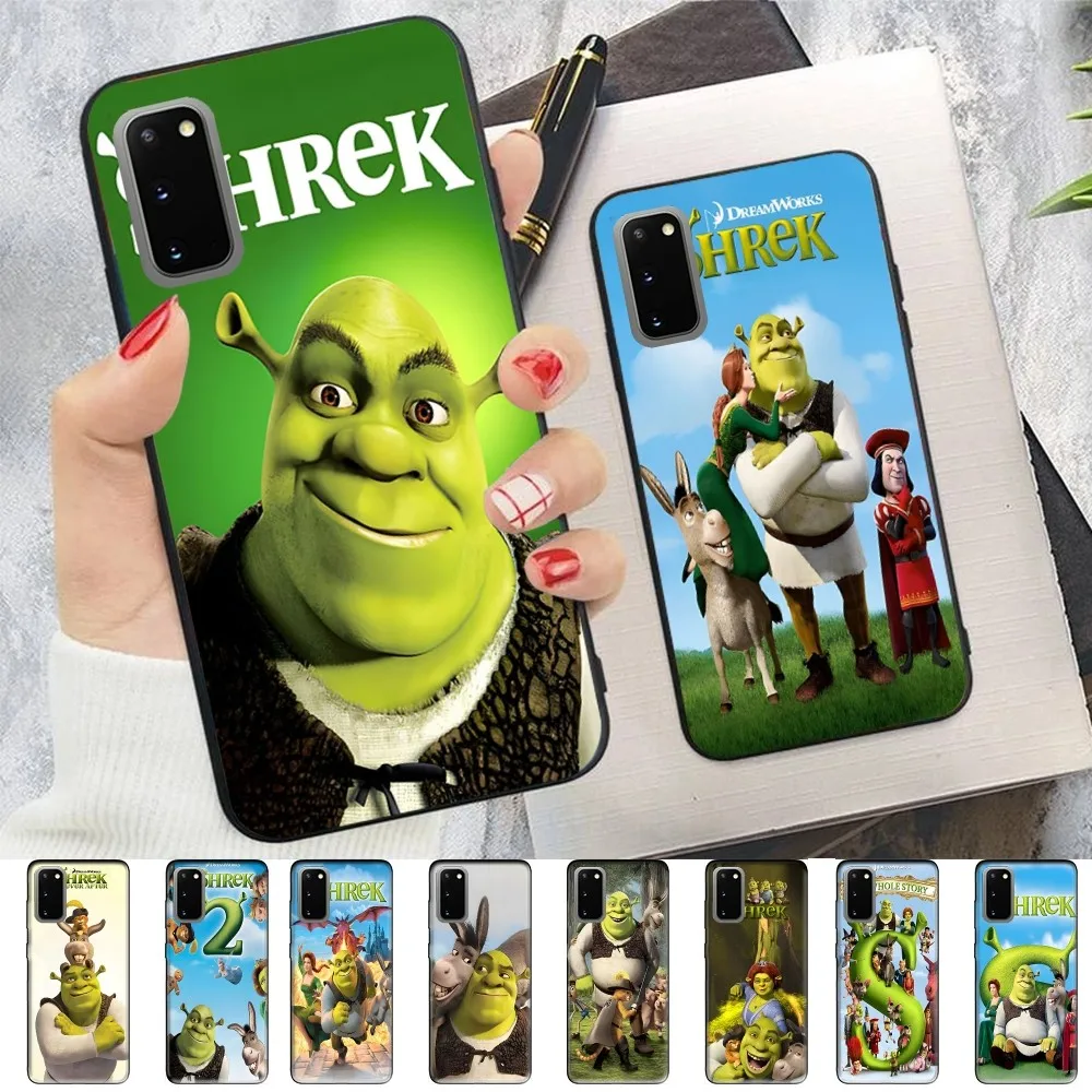 Cartoon Funny Movie S-Shreks Phone Case For Samsung S 9 10 20 21 22 23 30 23plus Lite Ultra FE S10lite Fundas