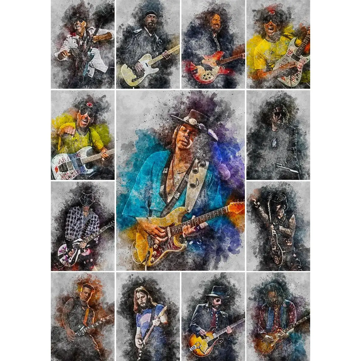 Stevie Ray Vaughan Poster  Iconic Music Culture Wall Art Print for Home Decor Perfect for Music Enthusiasts