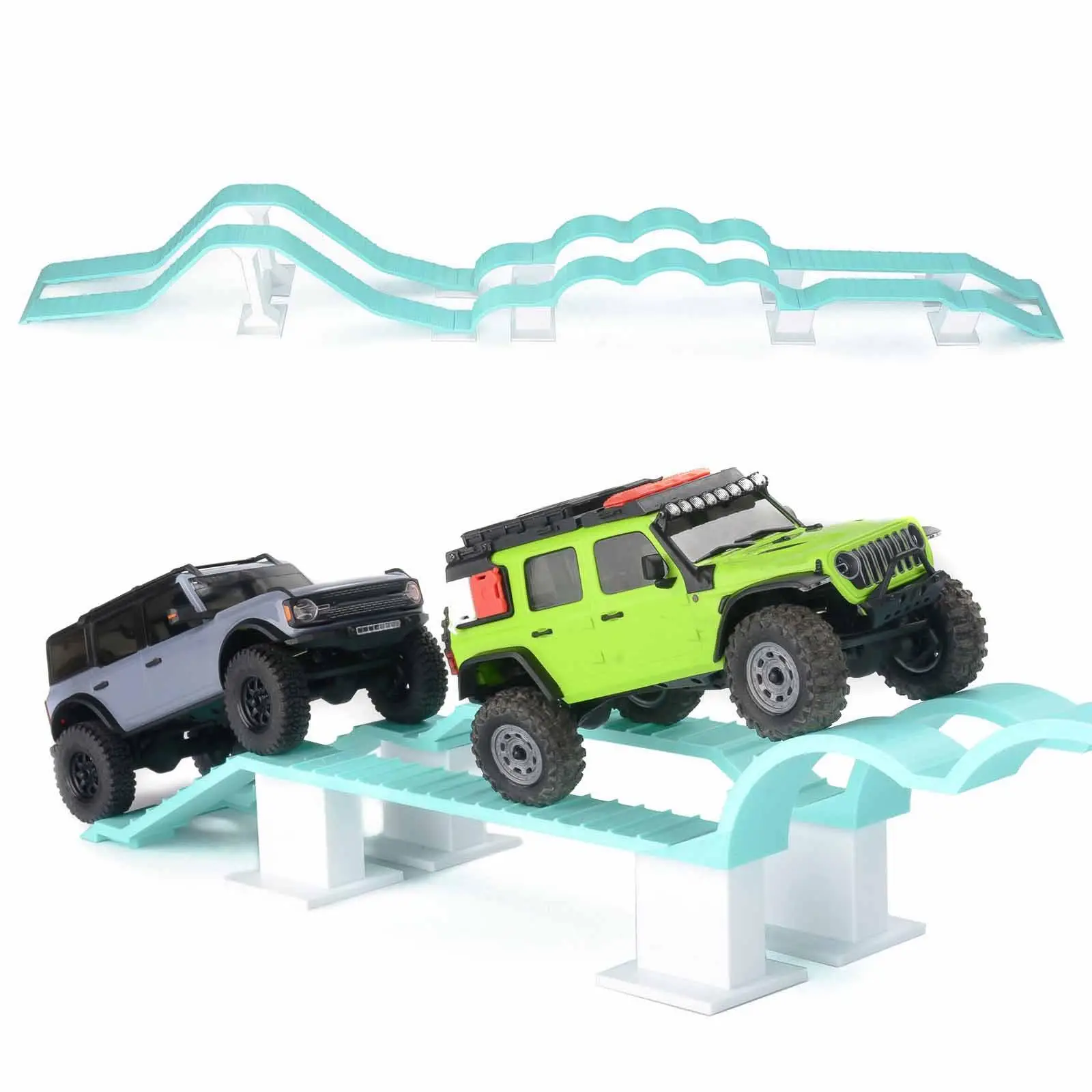 

1/30 RC Crawler Bridge Steep Slope RC Car Decoration Replaces Replaces Simulated Obstacle