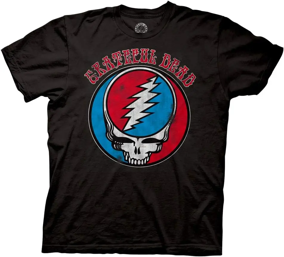 PEACE Men's Short Sleeve T-Shirt Steal Your Face Vintage Stealie SYF Officially Licensed