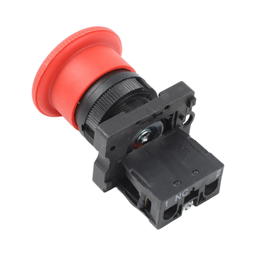 XB2-ES542 22mm Push Button Switch with Self Locking Function 600V 10A for Integration into Control Panels and Automation Systems
