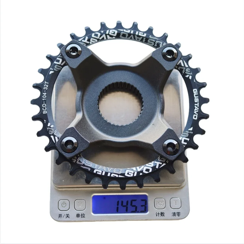 GUSTAVO 104BCD E-الدراجة سلسلة حلقة ل BAFANG منتصف محرك المحرك M500 M600 M620 سلسلة دراجات كهربائية عجلة #5