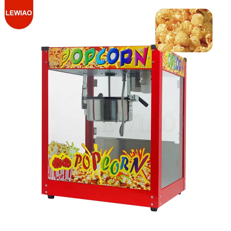 Electric Commercial Popcorn Making Machine Corn Puffing Popcorn Maker Used In Supermarket Cinema