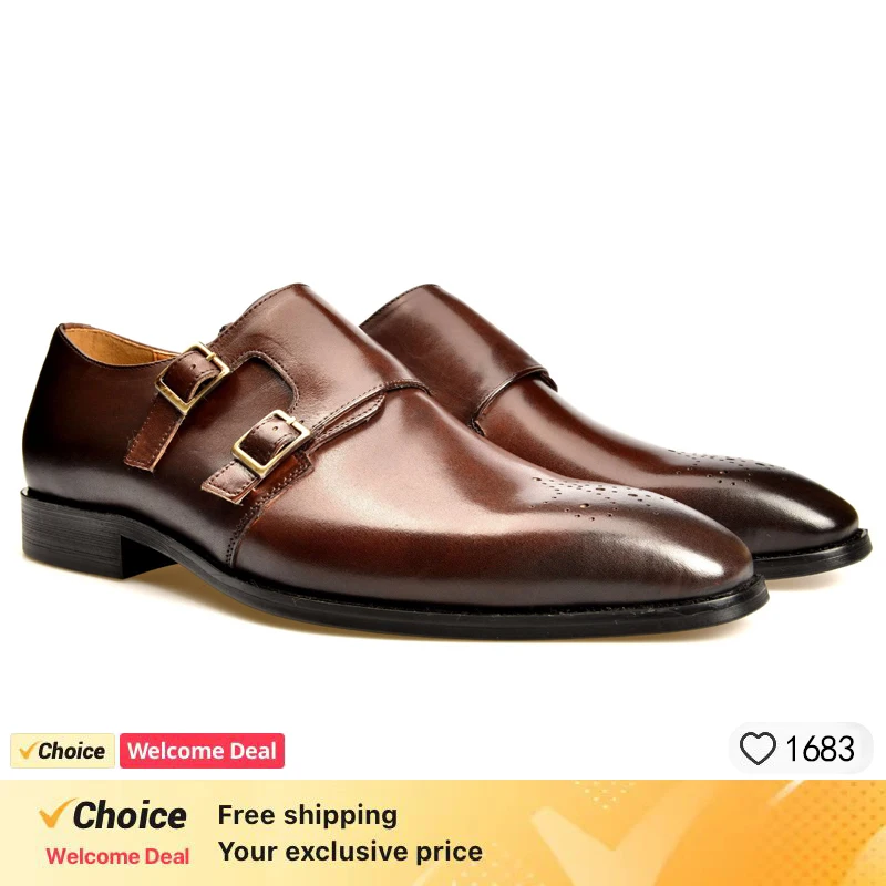 Mens Business Leather Dress Shoes Formal Oxford Lace-Up Comfortable Non-Slip Rubber Sole Office Casual Breathable EU/US Sizes UK