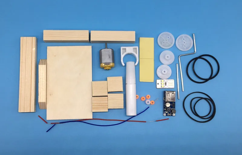 STEM-generador eléctrico DIY, kit de experimento de ciencia, conjunto de construcción electrónica, Juguetes Educativos de física para niños de 6 a 8 años