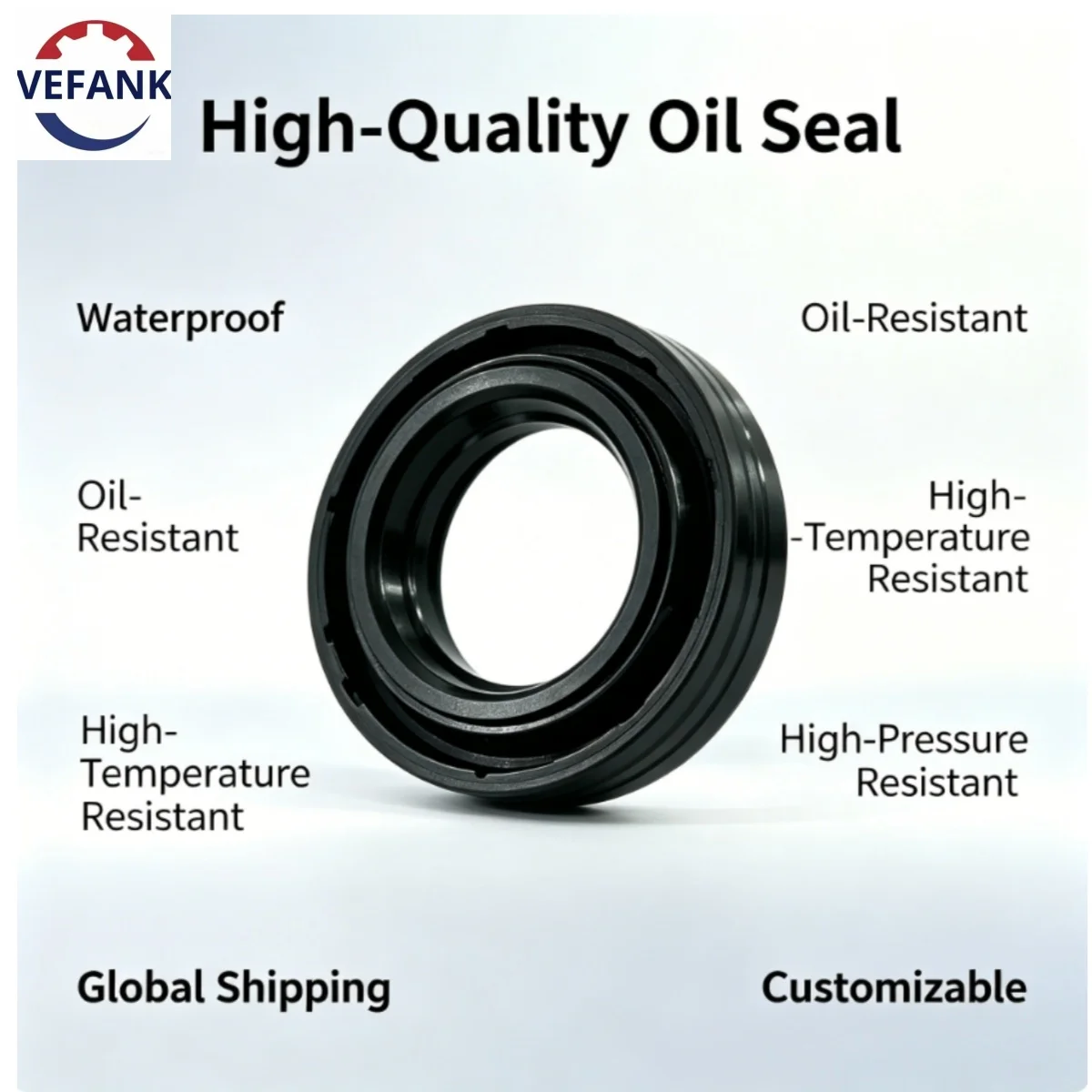 24*41*8.5/11mm NBR Black Oil Seal OEM:11193-37020, Made in China, in stock, worldwide shipping, suitable for automotive seals.