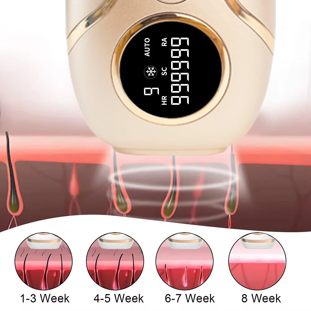 STLF Handy Handset Home Use Mini Portable Permanent Ice Light Depilator Painless Body Epilator Device Ipl Machine Hair Rem