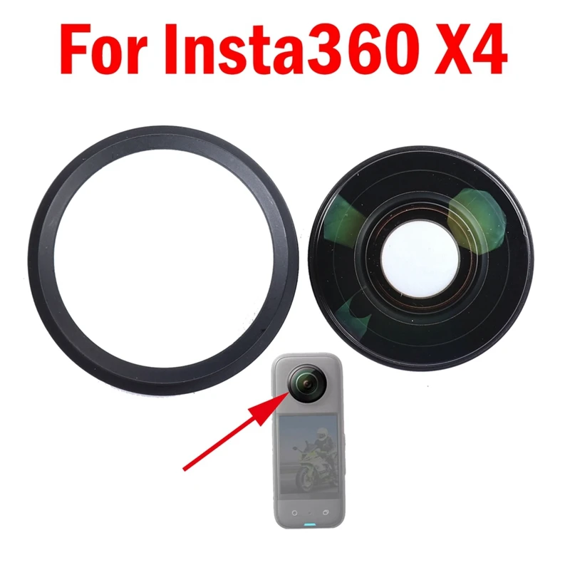 For Insta360 X4 Lens Glass Replacement Bracket For Insta360 X4 Camera Lens Glass Repair Parts