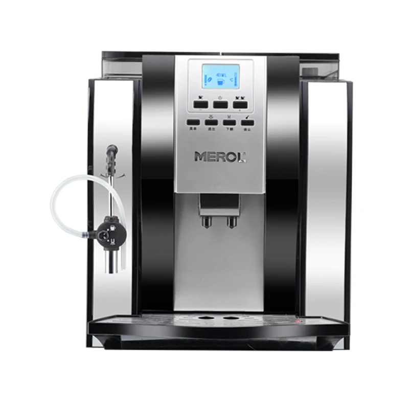 Máquina de cafeteira elétrica comercial, copo italiano com moedor, único feijão, fabricantes automáticos, café expresso