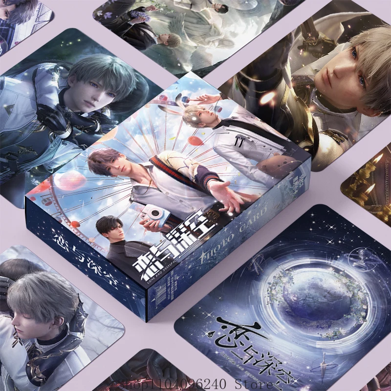 

Любовь и глубокий космос Rafayel Zayne Xavier Sylus Caleb Косплей Лазерная карта Коллекция фотографий Изображение Вентиляторы Коллекционные предметы Открытка