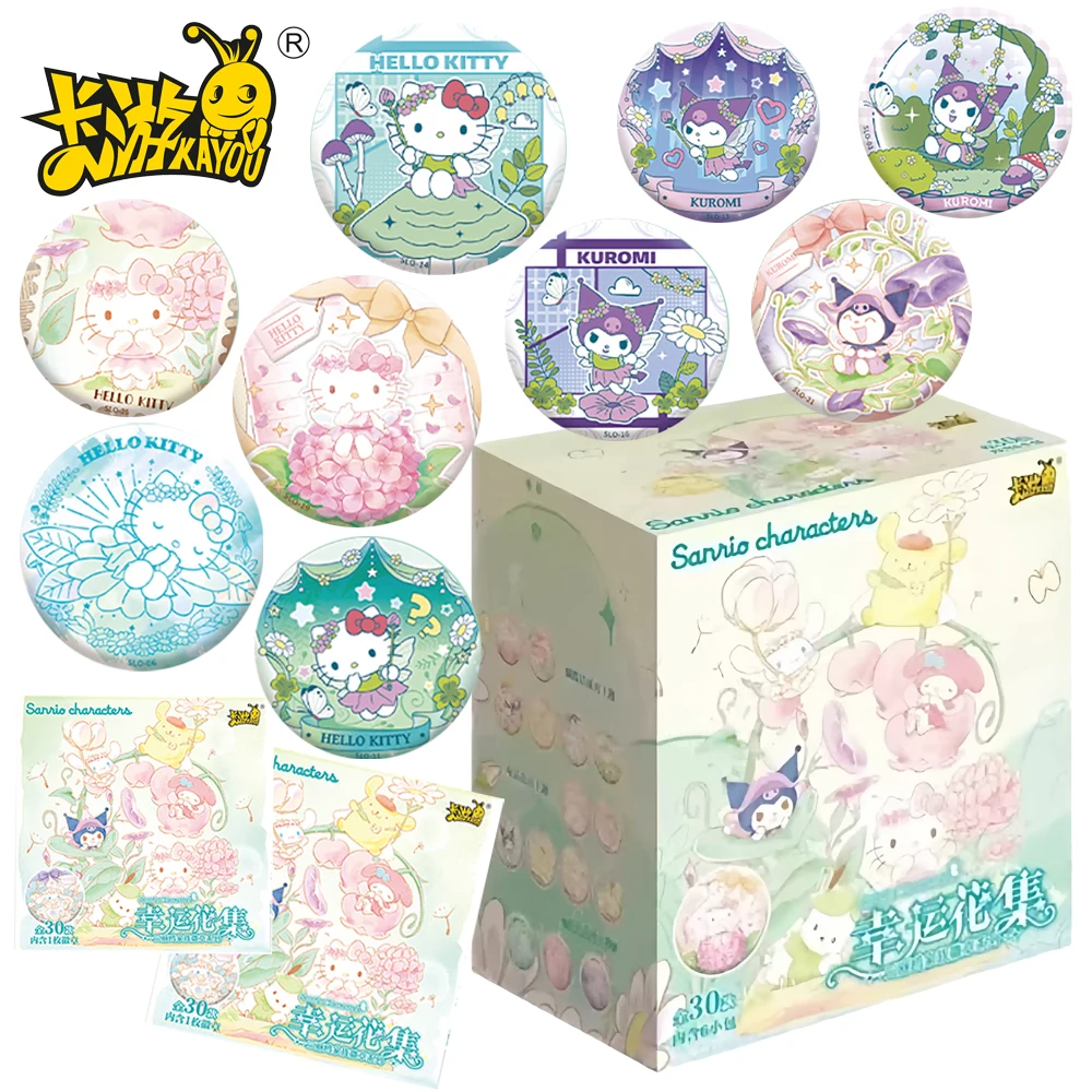 

Genuine KAYOU Sanrio Cartoon Peripheral Badges Classic Characters My Melody Kuromi Premium Pins Creative Christmas Gift for Fans