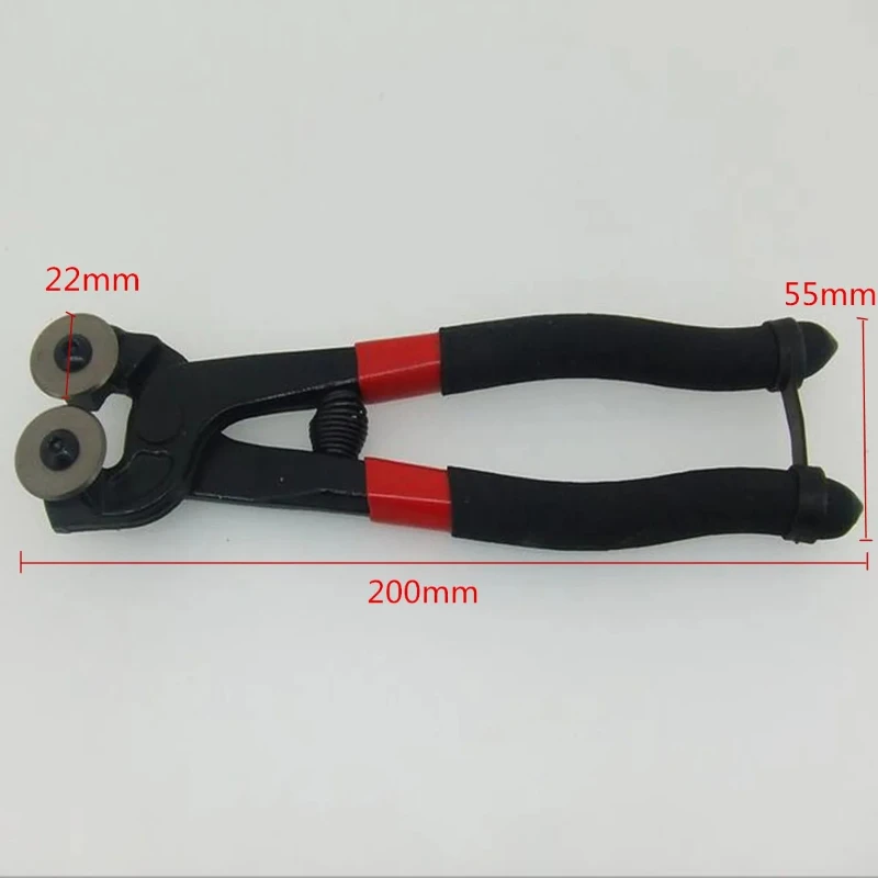 Carbide+Steel+Plastic Construction Tools 8inch Heavy Duty Stained Mosaic' Glass Cutter Nipper Tile Wheeled Plier Tool