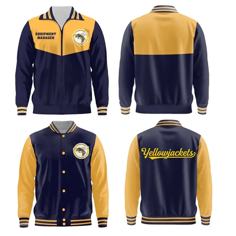 

Yellowjackets 3D American Tv Series Unisex Cosplay Costume Sweatshirts Baseball Uniform Jacket Men Women Tracksuit Streetwear