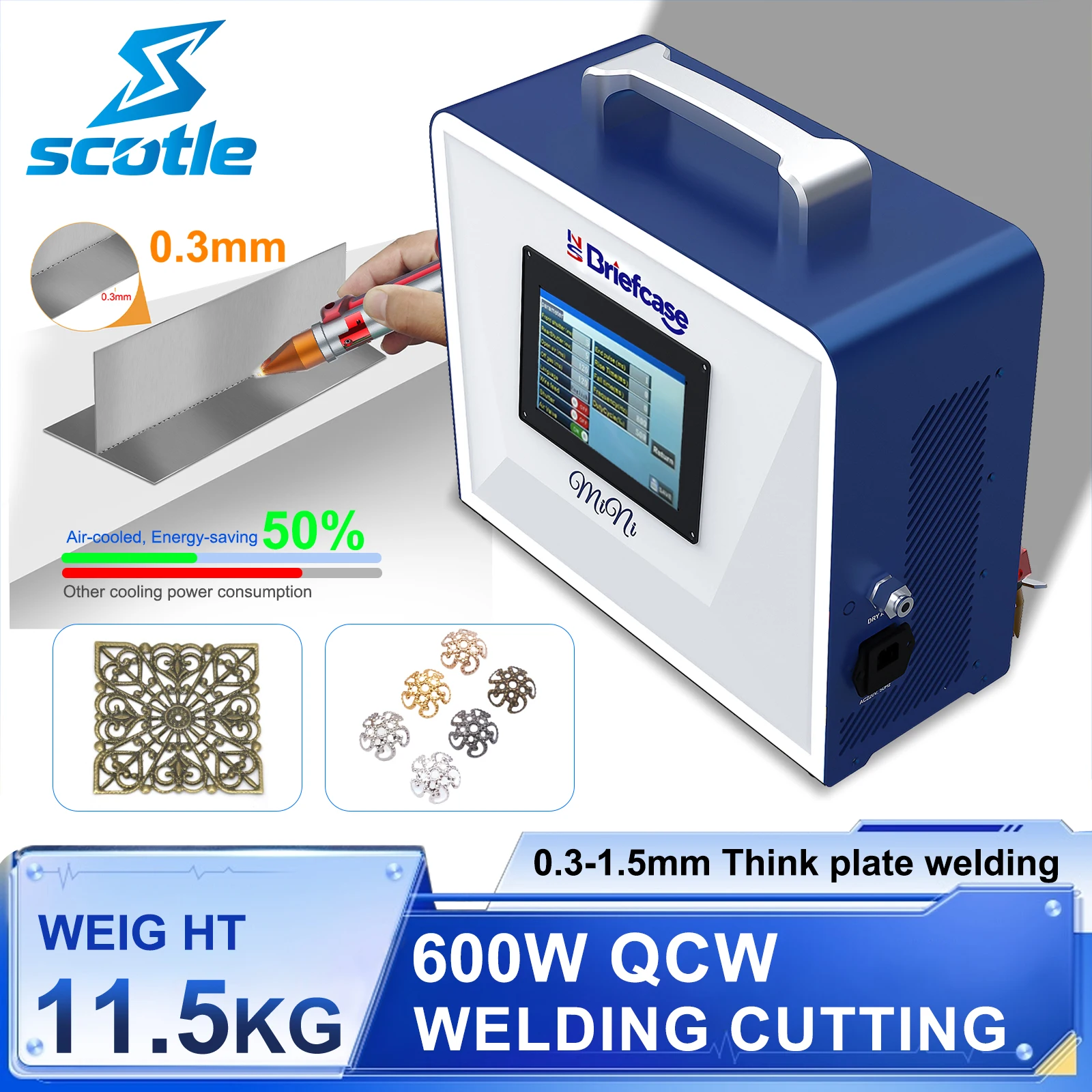 600W Qcw Fiber Lase…