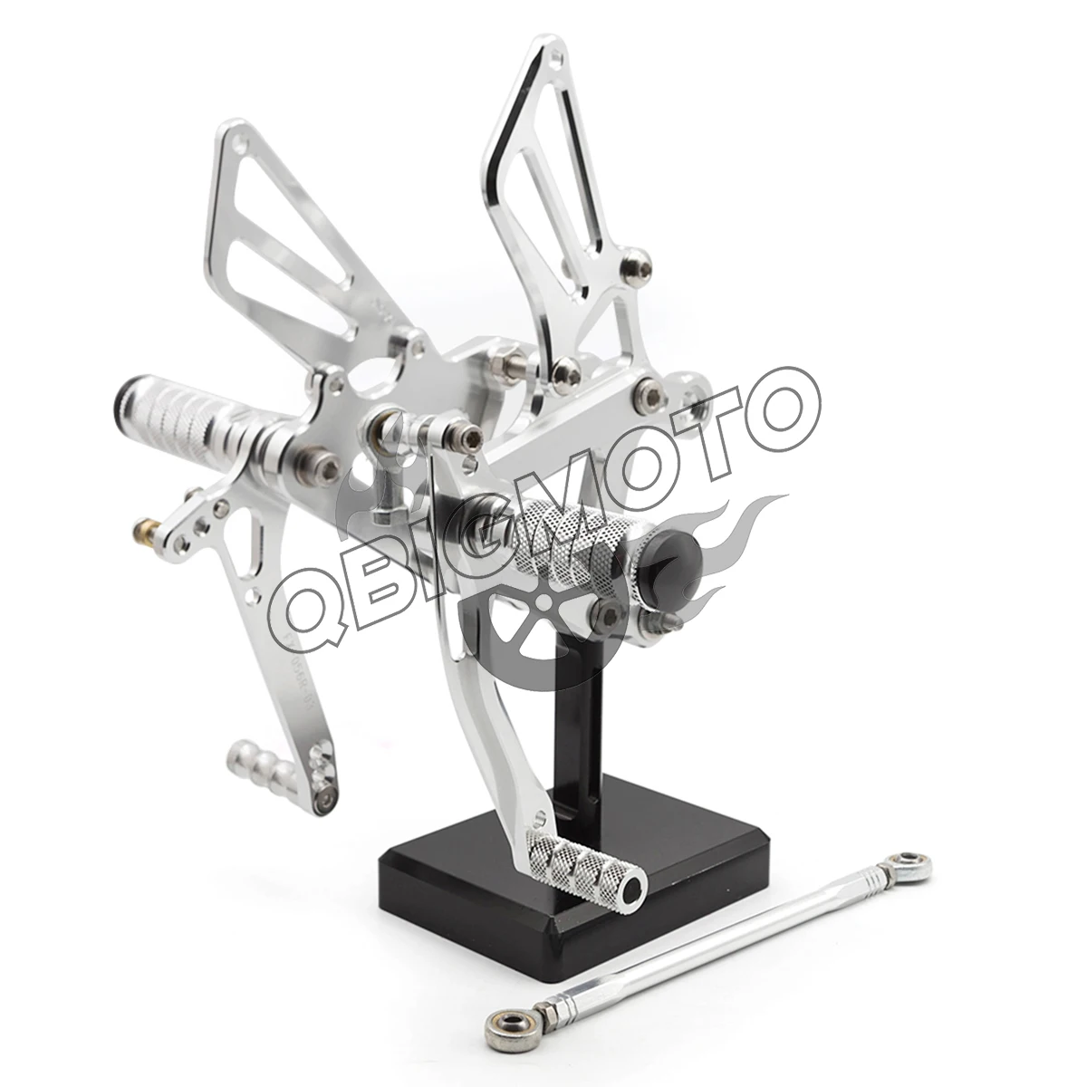 Motorcycle Rearset Footpeg Rear Footrest Foot Pegs Pedal Rearsets CNC Adjustable For KAWASAKI ZX6R ZX636 2004 2003 ZX 6R 636 view 6