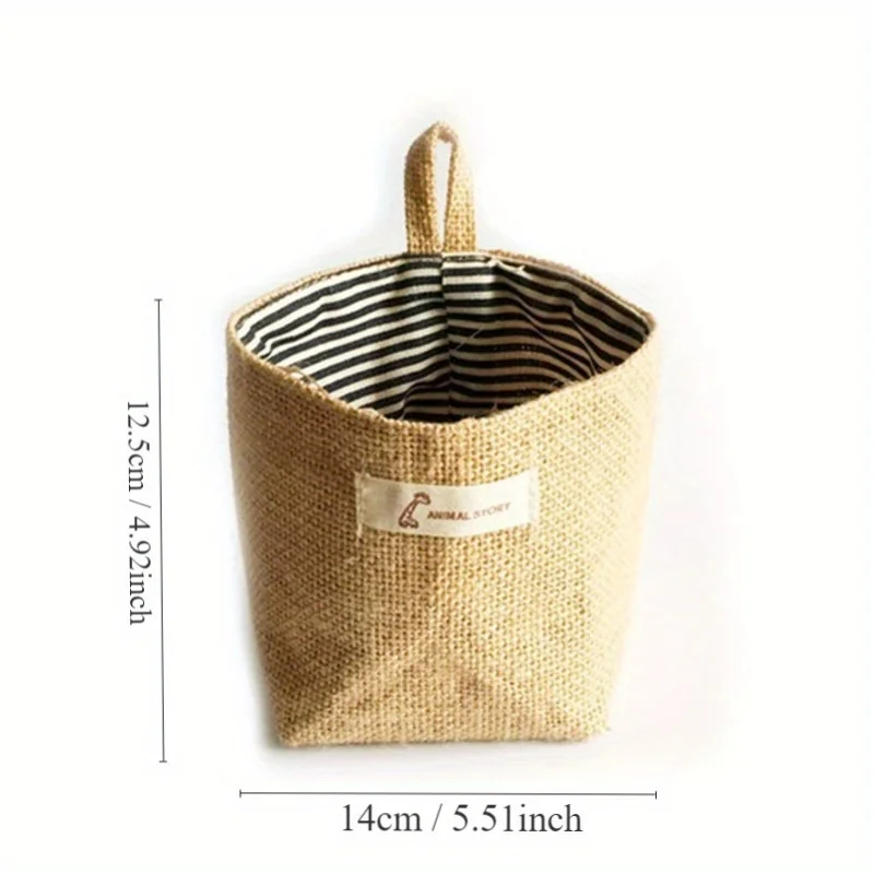 1PC Decor Hanging Pocket Small Sack Sundries Organizer Cosmetic Organiser Storage Bag Storage Baskets