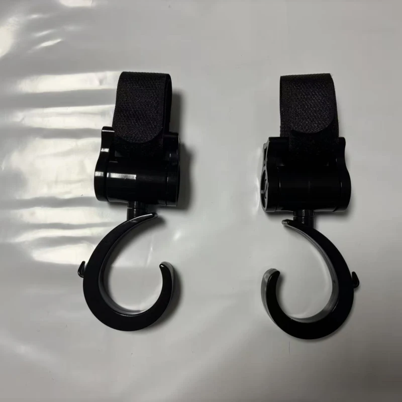 2pcs Baby Stroller Hooks Pram Rotate 360 Diaper Bag Hanger Kids Activity Gear Accessories