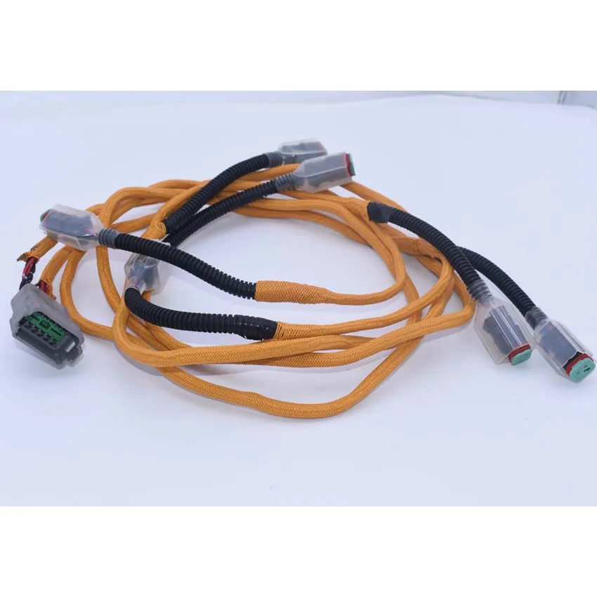 6217-81-9252 for Komatsu Pc600-7-8 6D140 Engine Fuel Nozzle Harness Compatible with Excavator Part Numbers 6261-81-9280