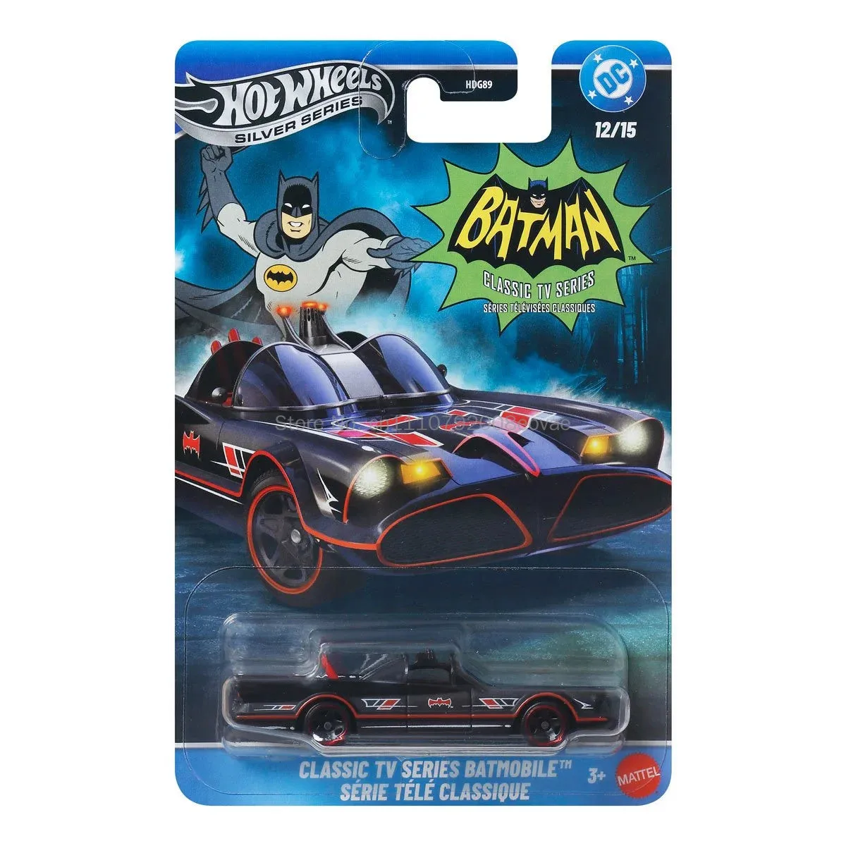Hot Wheels Silver Label High Speed Batman Vehicle 1:64 Scale Collector'S Edition Alloy Diecast Model Set Hdg89 Toy - view 5