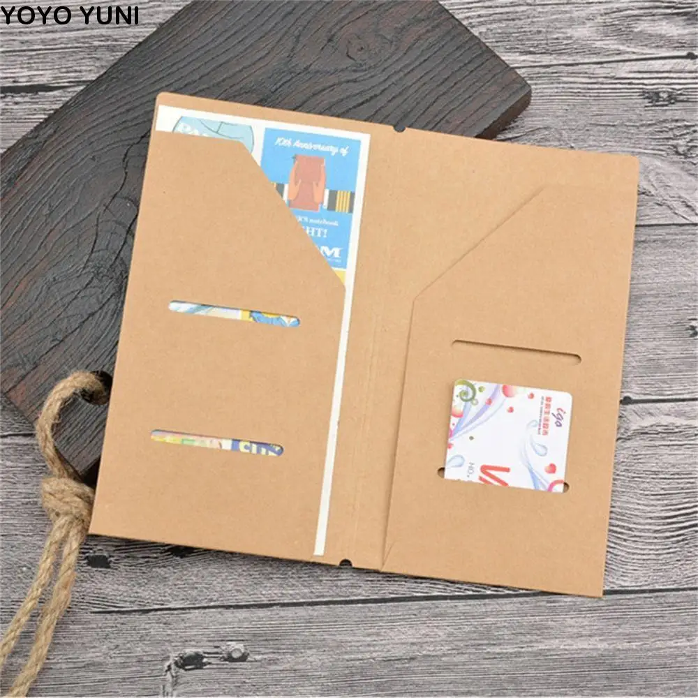 

Notebook Refills Stationery Diary Travel Journal Cards Storage Bag File Holder Card Holder Pocket Tickets Cards Holder