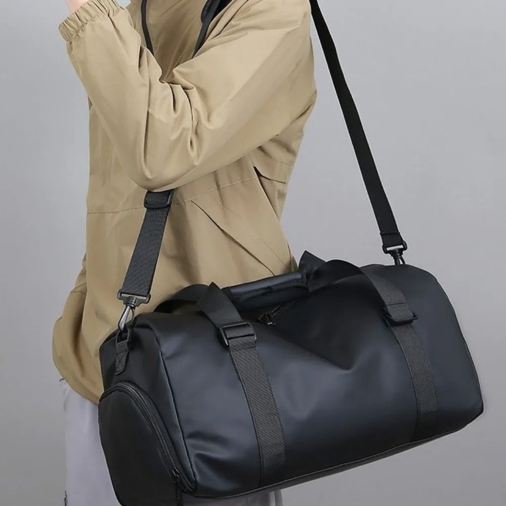 

Oxford Cloth Yoga Training Bag Solid Color Multifunctional Sports Fitness Bag Large Capacity Waterproof Travel Tote Bag Business