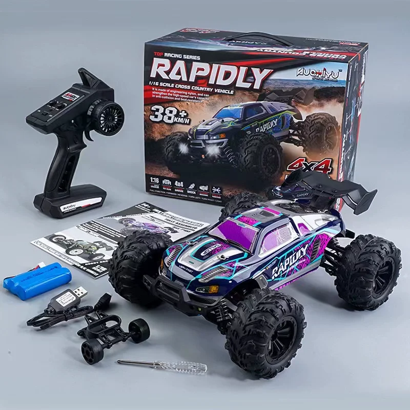 1:16 80km/H Brushless Rc Drift Car With Led Lights 4wd Electric High Speed Racing Remote Control Monster Truck For Kids Adults