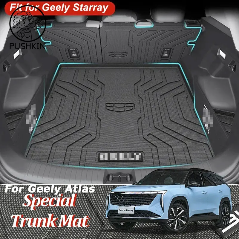 

Custom Trunk Mats Fit for Geely Starray Atlas II Boyue L 2024 2025 Waterproof Durable Cargo Liner Boot Carpets Cover Accessories