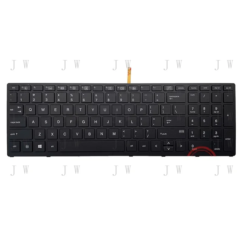 

DDW US Non-Pointer Keyboard Backlit for Hp ZBOOK 15 G3 G4 17 G3 G4 Laptop Keyboard