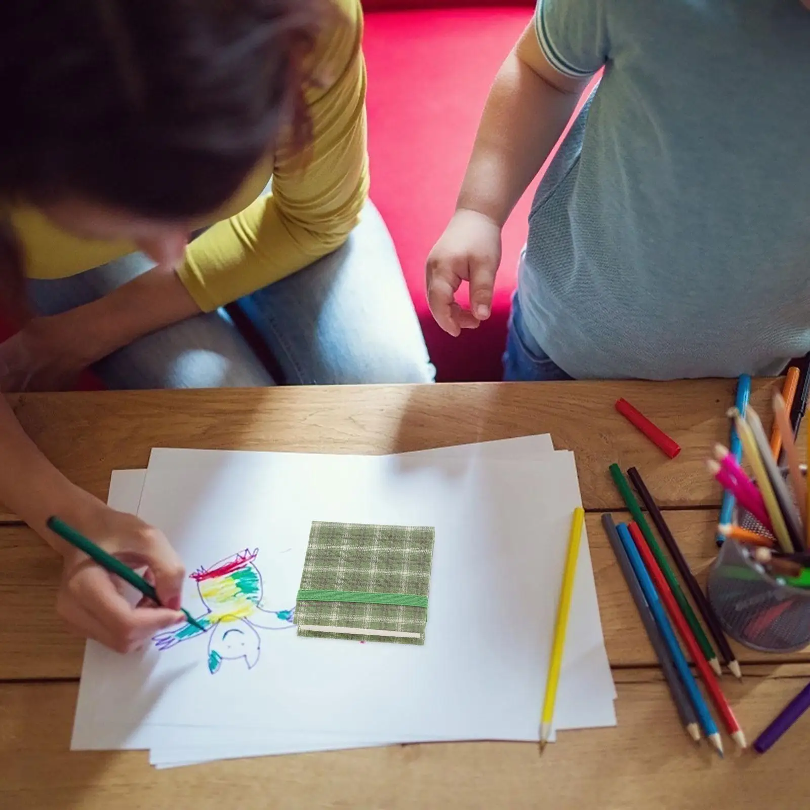 Mini 6Cm Grid 300G Buku Sketsa Cat Air Buku Gambar Portabel Buku Catatan Kosong Perlengkapan Lukisan Siswa Sketsa Hardcover