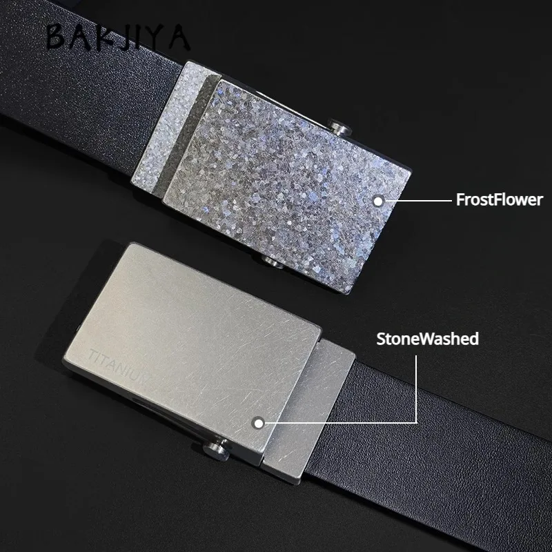 1pcs Titanium Auto Roller Buckle Belt Accessories - Anti Rust Men Leather Belt Clasp Head 35mm/38mm Suit Pants Elastic Waistband