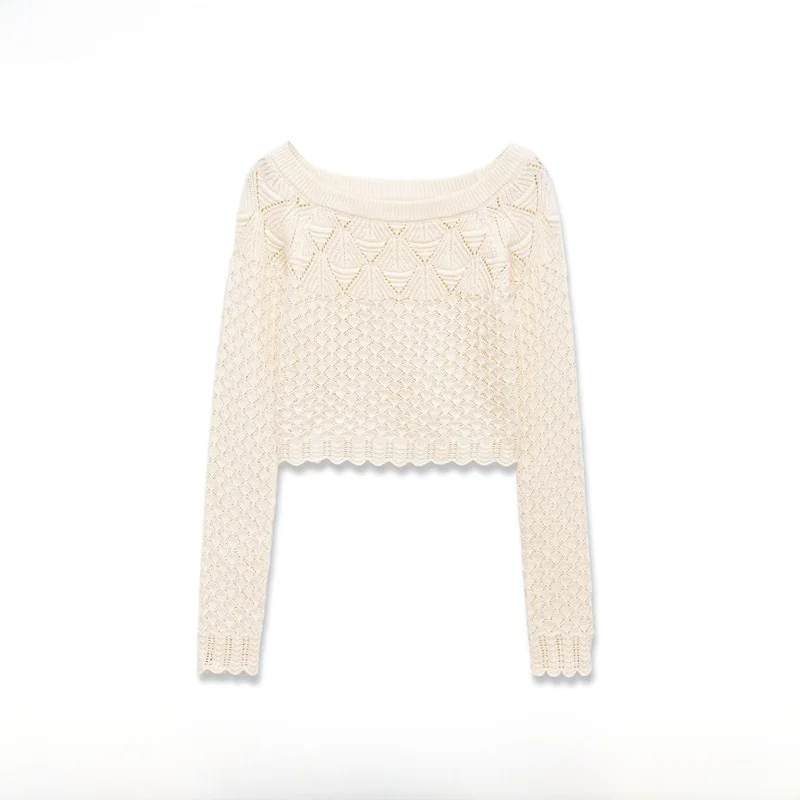

Faionable Simple ZR Sle Knitted Jaet New Autumn Winter Women's Clothing Warm ort Length Loose Fit Polyester Fiber